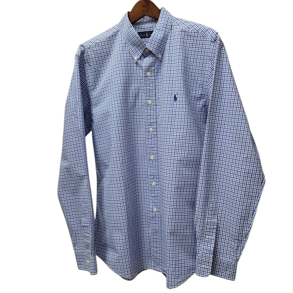 Ralph Lauren Men's Long-Sleeves Checkered Button Down Shirt Size XL Excellent... - Picture 3 of 5